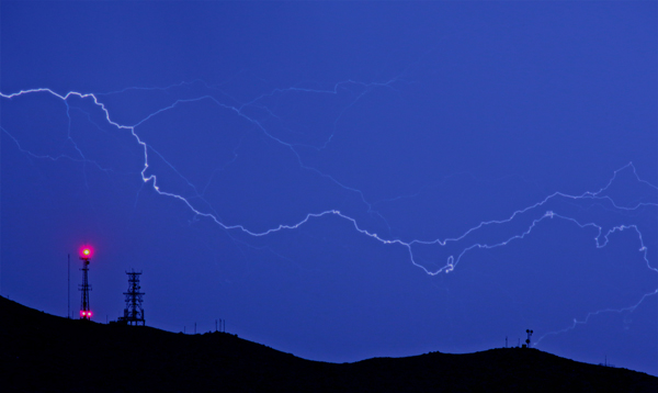 Lightning Protection for Telecommunications Tower