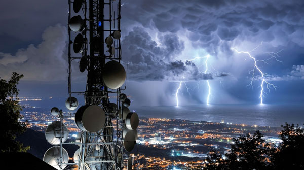 Lightning Protection for Broadcast Towers